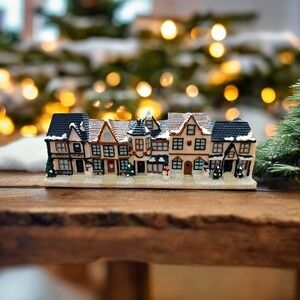 Santa's Power Old Town Christmas Village Hidden 6 Outlet Safety Power Strip 10"